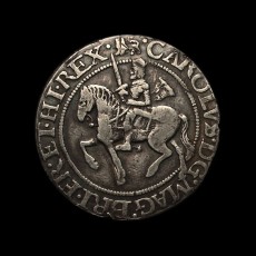 Charles I halfcrown obverse