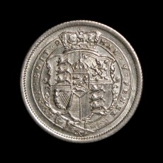 George III shilling reverse