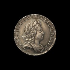 1717 sixpence obverse
