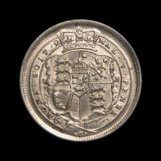 George III shilling reverse