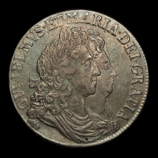 William & Mary crown obverse
