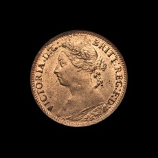 1891 farthing obverse