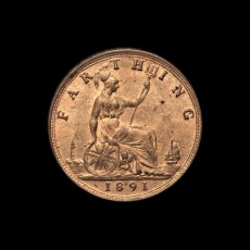 1891 farthing reverse
