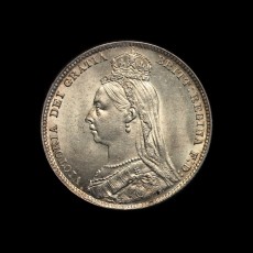 1891 shilling obverse