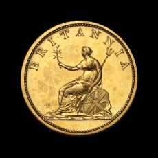 1806 gilt halfpenny reverse