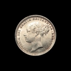 1881 sixpence obverse