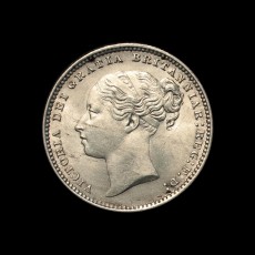 1884 shilling obverse