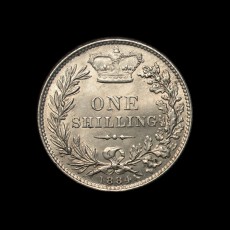 1884 shilling reverse