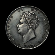 1828 halfcrown obverse