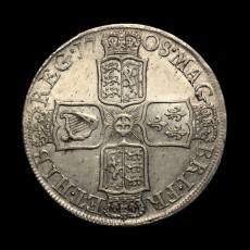 1708 halfcrown reverse