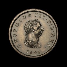 1806 proof halfpenny obverse