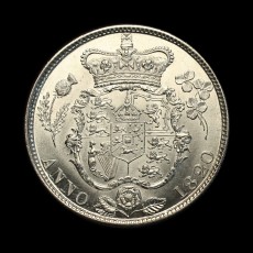 1820 halfcrown reverse