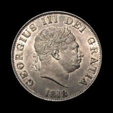 1818 halfcrown obverse
