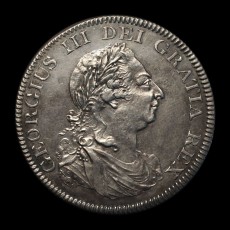George III dollar obverse