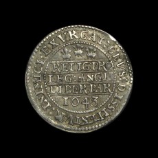 Charles I Oxford sixpence reverse