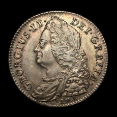 1745 halfcrown obverse