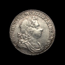 1718 shilling obverse
