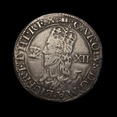 Charles I shilling obverse
