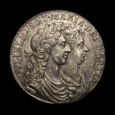 1689 halfcrown obverse