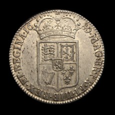 1689 halfcrown reverse