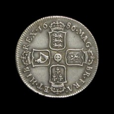James II shilling reverse