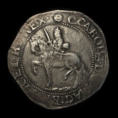 Charles I halfcrown obverse