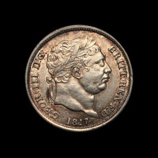 1817 shilling obverse