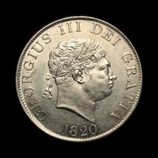 1820 halfcrown obverse