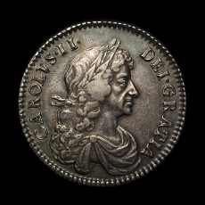 1671 halfcrown obverse
