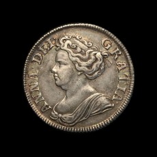1711 shilling obverse