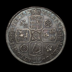 1735 halfcrown reverse