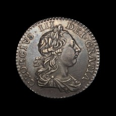 1763 shilling obverse