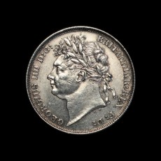 1824 shilling obverse