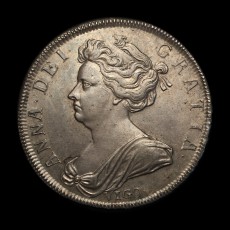 1703 halfcrown obverse