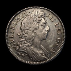1701 halfcrown obverse
