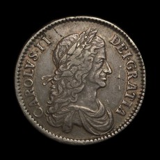 1663 halfcrown obverse