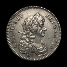 Charles II halfcrown obverse
