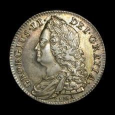 George II halfcrown obverse