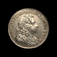 George I shilling obverse