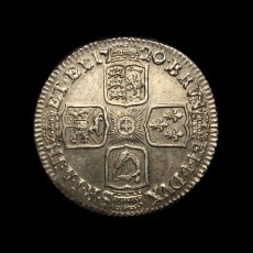 George I shilling reverse