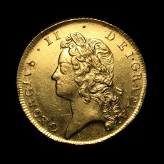 1738 two guineas obverse