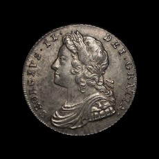 1731 shilling obverse