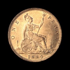 1889 penny reverse