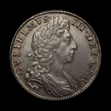 William III halfcrown obverse