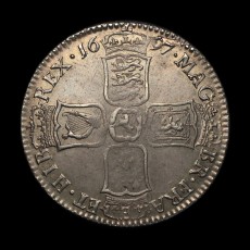 William III halfcrown reverse