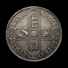 1685 halfcrown reverse