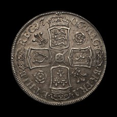 1706 halfcrown reverse