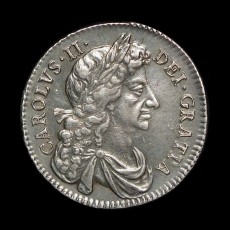 Charles II halfcrown obverse