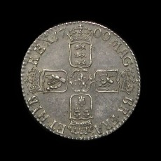 William III shilling reverse