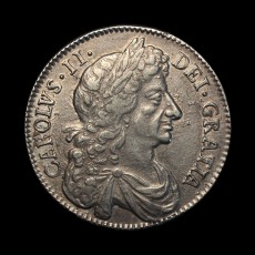Charles II halfcrown obverse